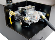 Transfer Flow Low Profile Under Tonneau Cover Transfer Tank closeup of fuel pump connection