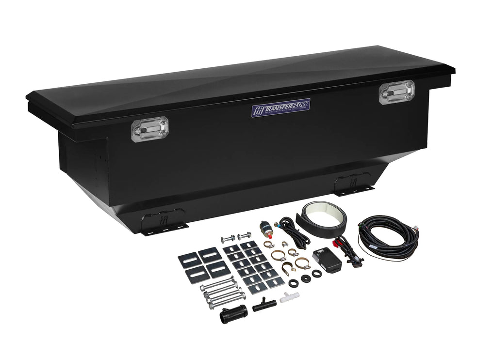 Transfer Flow Auxiliary Fuel Tank Tool Box Combo — Tank Retailer