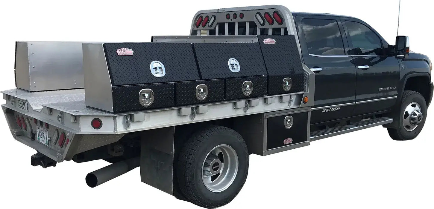 ATB Angled Tunnel Toolbox with drawers mounted on truck