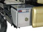 ATB aluminum Generator Storage Box Top Open mounted on truck