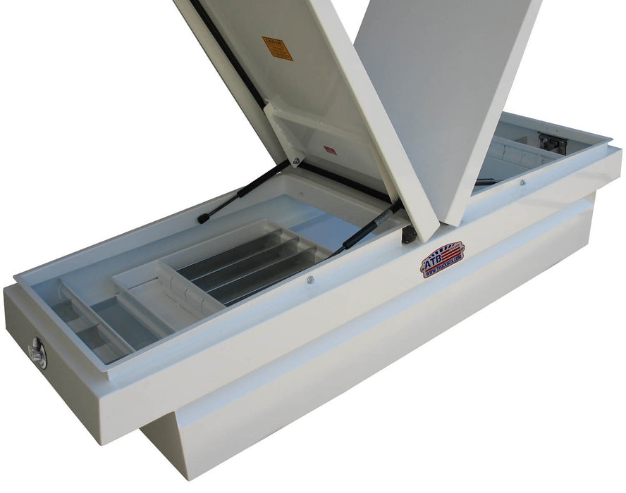 ATB Low Profile Gullwing Crossover Toolbox Steel open lids