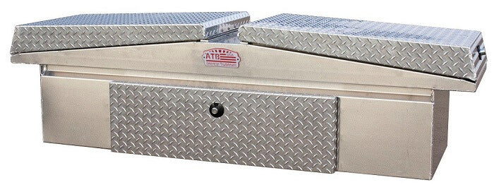 ATB Low Profile Gullwing Crossover Toolbox Aluminum with drawer