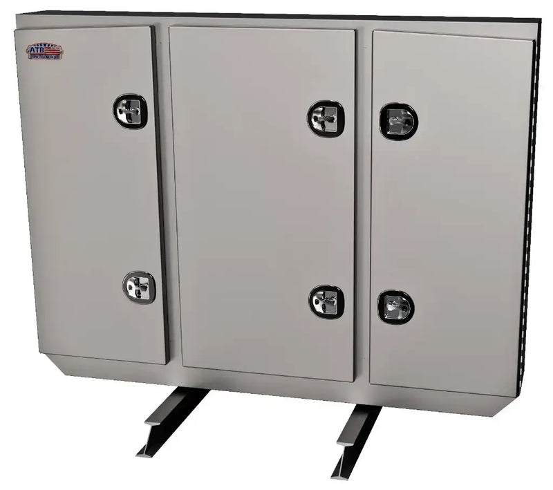 ATB Enclosed Headache Rack smooth aluminum