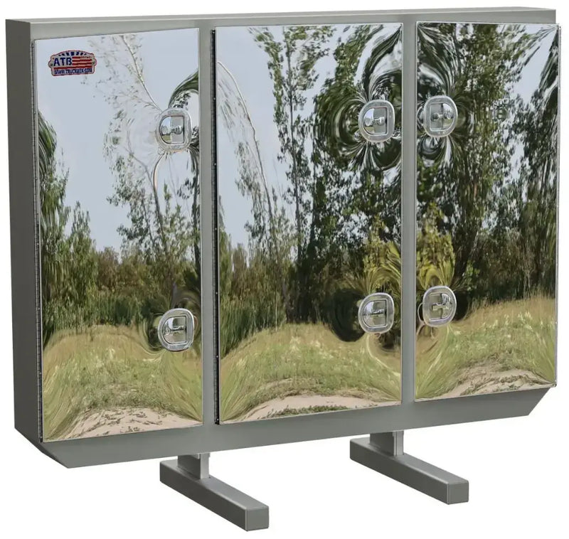 ATB Enclosed Headache Rack stainless steel