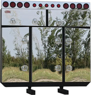 ATB Enclosed Headache Rack stainless steel with tool box