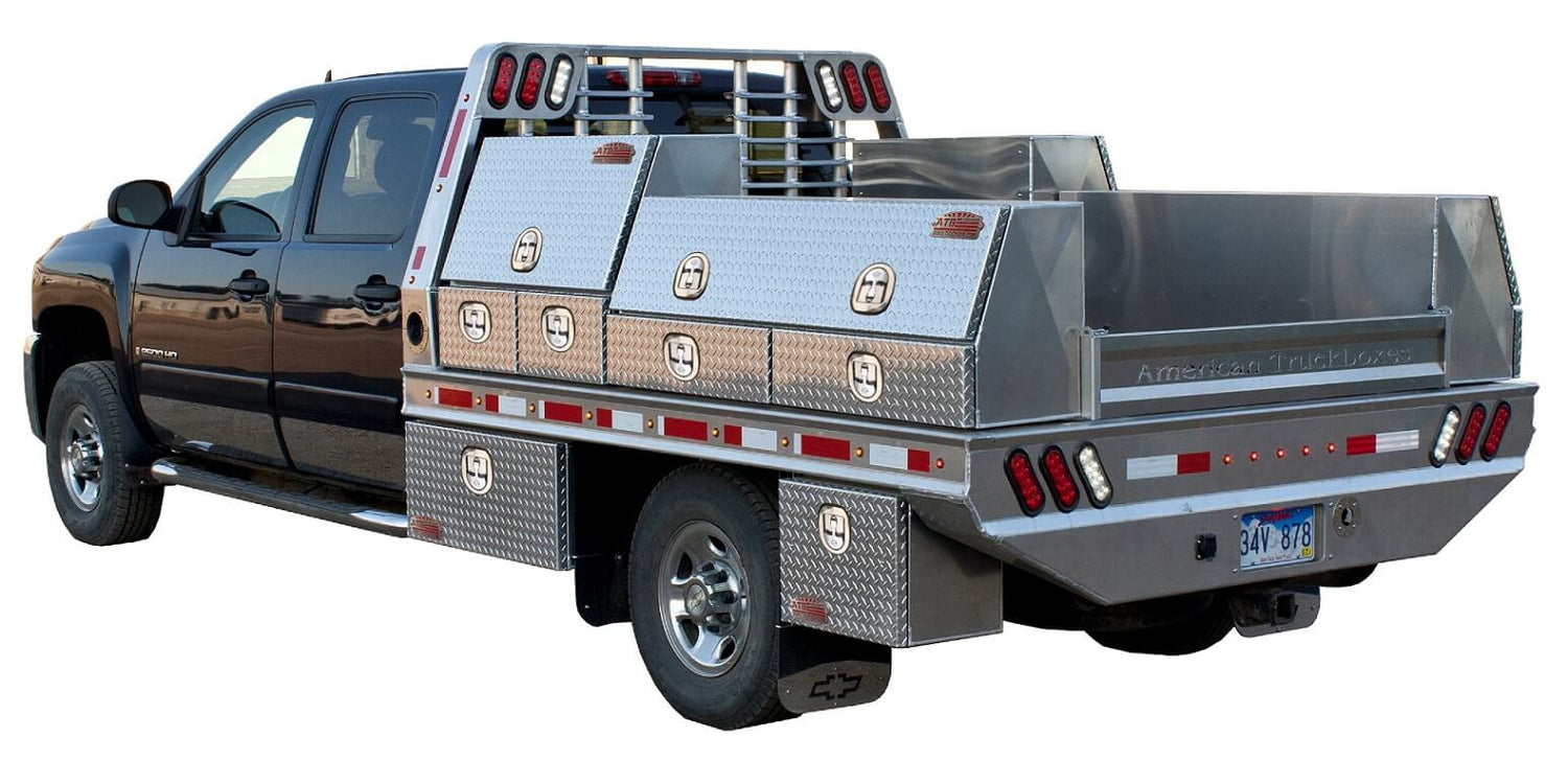 ATB Slanted Top Mount Toolbox on truck