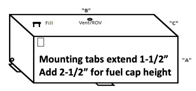 ATI auxiliary fuel tank spec drawing