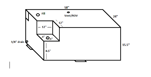 ATI Transfer Tank Notch for transfer pump with tonneau cover