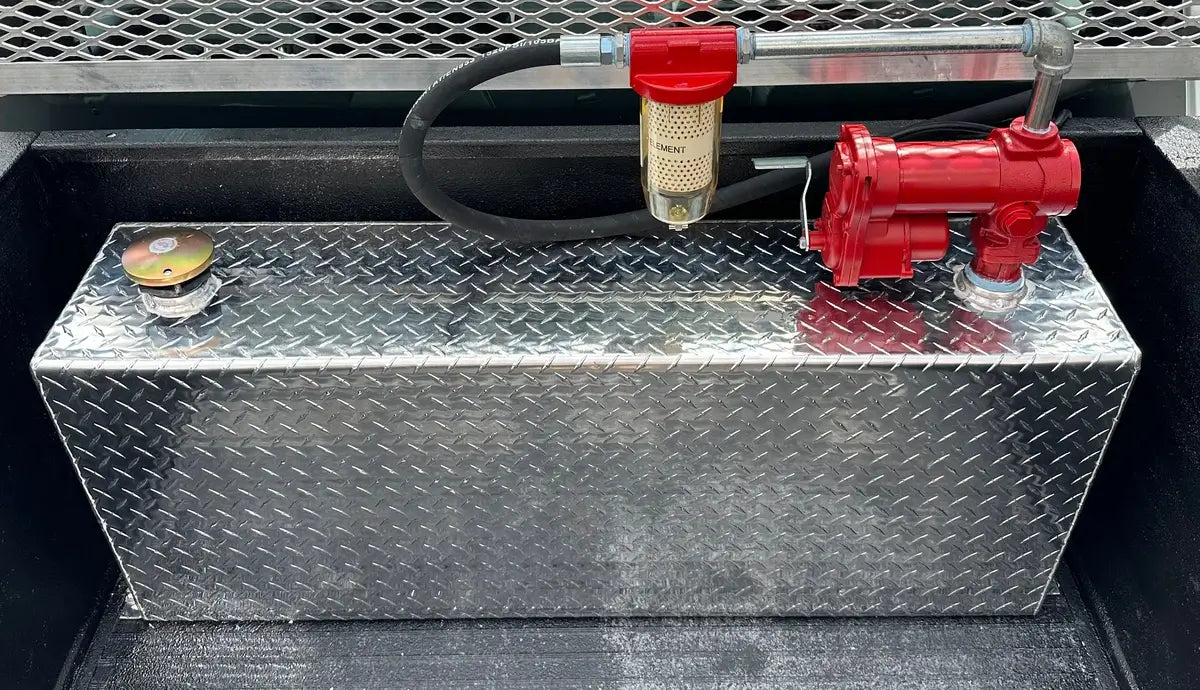 ATI Transfer Tank with Fuel Pump in truck bed