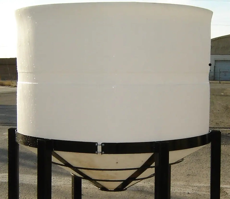 CRMI Open Top Cone Bottom Tank with Stand