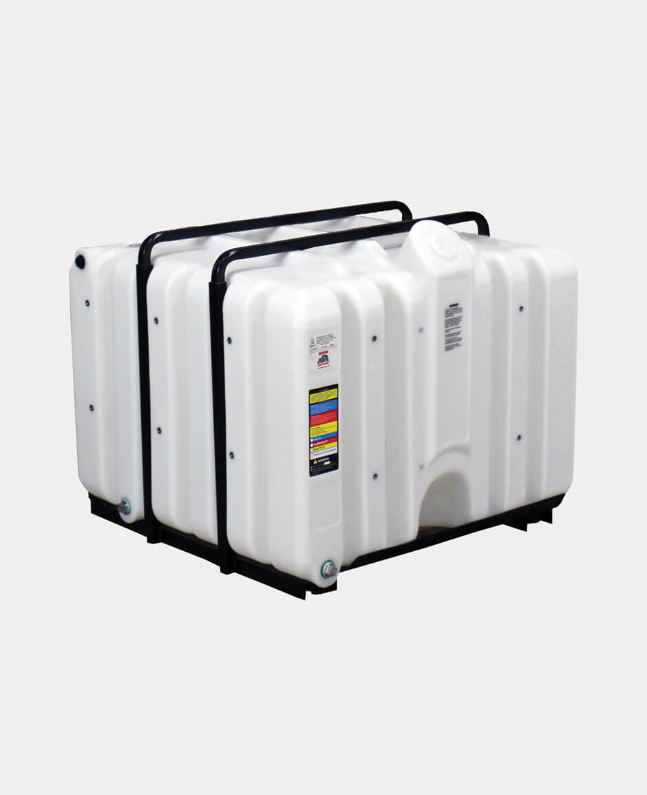 Rhino Stackable Polyethylene Caged Tote Tank — Tank Retailer