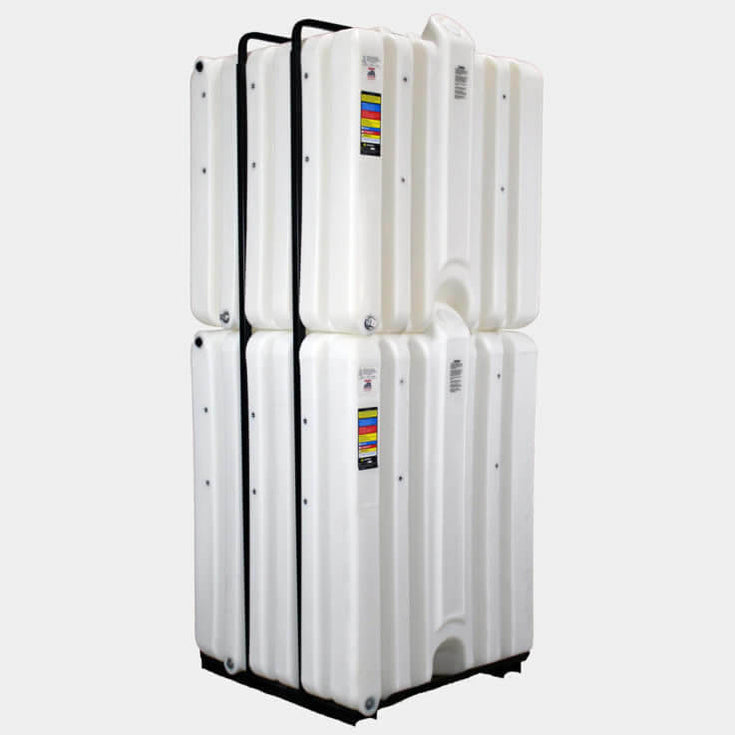 Rhino Stackable Polyethylene Caged Tote Tank — Tank Retailer