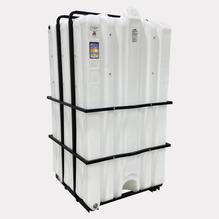 Rhino Stackable Polyethylene Caged Tote Tank — Tank Retailer