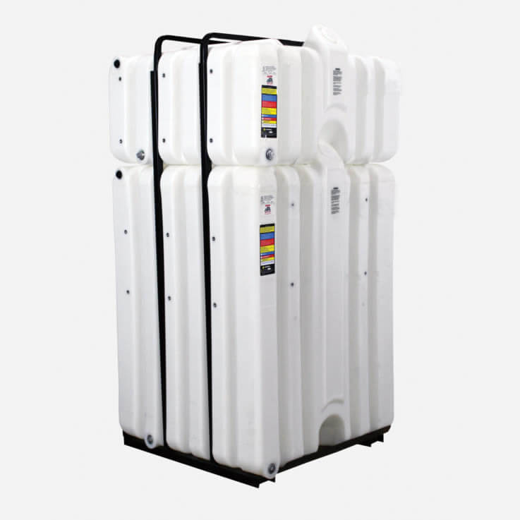 Rhino Stackable Polyethylene Caged Tote Tank — Tank Retailer
