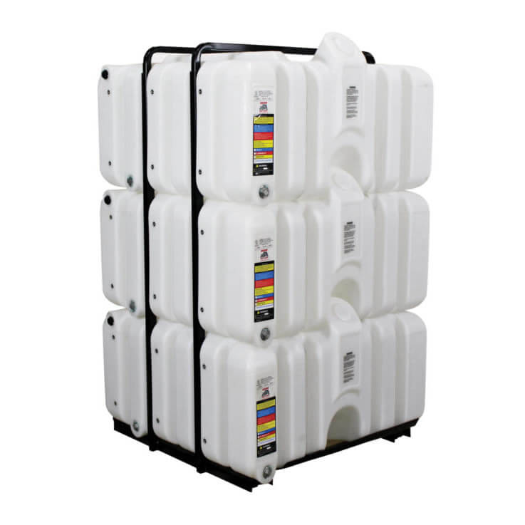 Rhino Stackable Polyethylene Caged Tote Tank — Tank Retailer