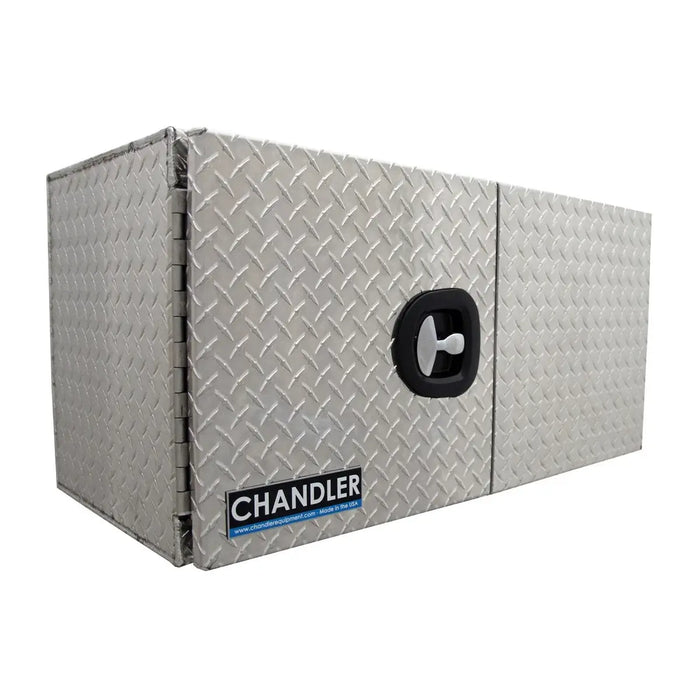 Chandler Aluminum Underbody Toolbox Barn Door Tread Plate 36x18x18