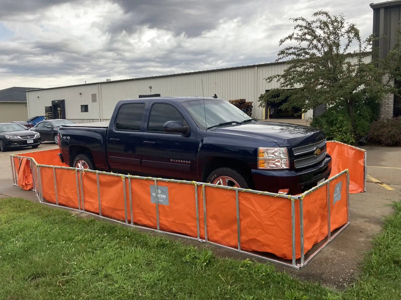 Fol Da Tank EV Tank with pickup truck