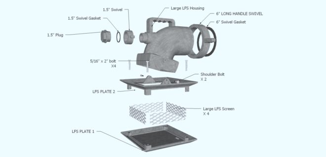 Fol-Da-Tank Low Level Strainer — Tank Retailer