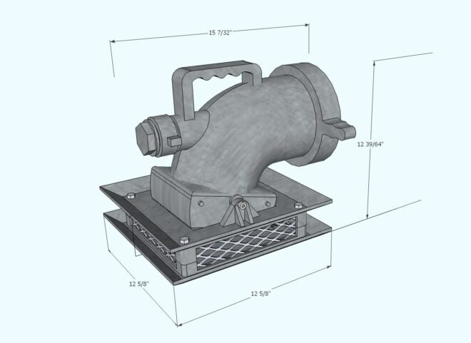 Fol-Da-Tank Low Level Strainer — Tank Retailer