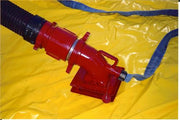 Fol Da Tank Low Level Strainer connected to hose