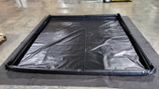 Fol-Da-Tank FOL-DA-DAM Portable Type GF Foam Walls Containment Basins under color black on the ground