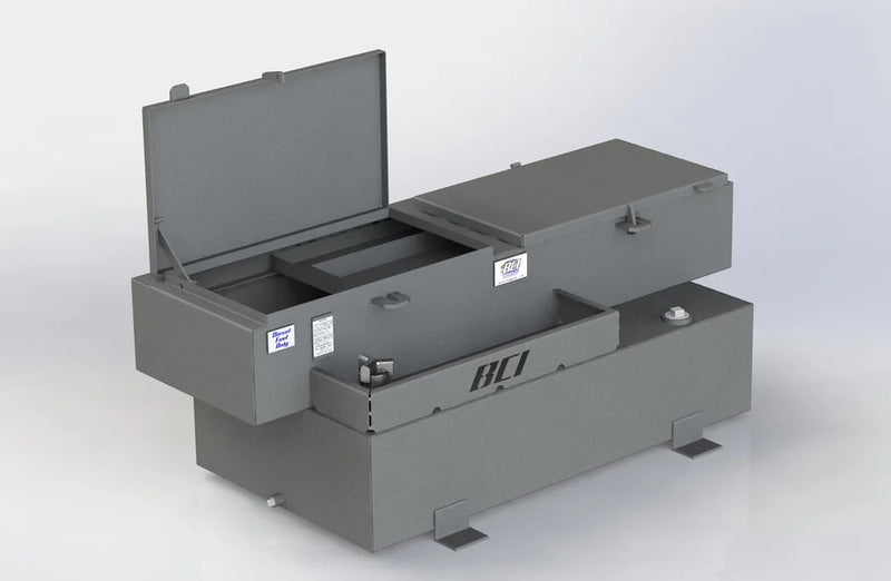 BCI FTB50-10 Tank Toolbox Combo with open toolbox