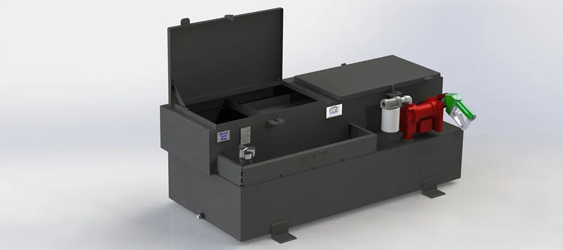 BCI FTB70-10 Tank Toolbox Combo with open toolbox