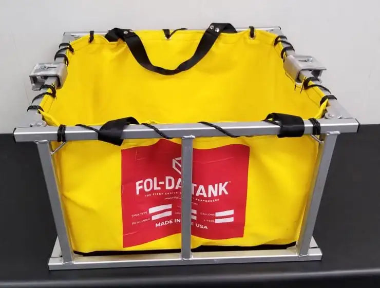 Fol-Da-Tank Portable Folding Frame Water Tank yellow