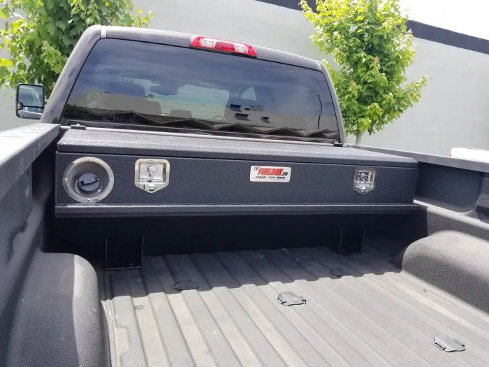 Fuelbox Fuel Tank Tool Box Combo outside fill neck