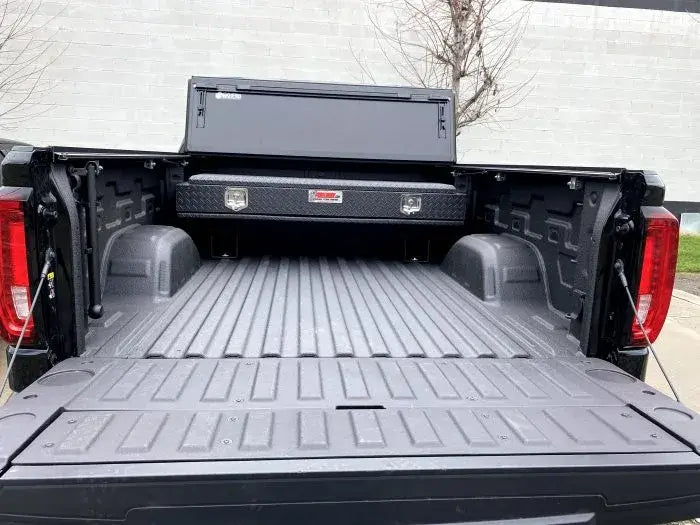 Fuelbox FTC44T under tonneau fuel tank toolbox combo center from a distance
