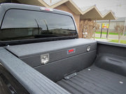 Fuelbox Fuel Tank Tool Box Combo in truck bed closeup