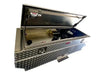 Fuelbox FTC70T under tonneau fuel tank toolbox combo open lid from the side