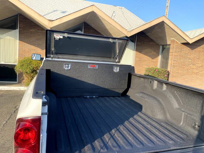 The Fuelbox Over Bed Fuel Tank Toolbox — Tank Retailer