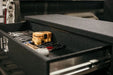 Fuelbox Tailgate Tool Box opened drawer with tools