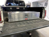 Fuelbox Tailgate Tool Box smooth aluminum side view