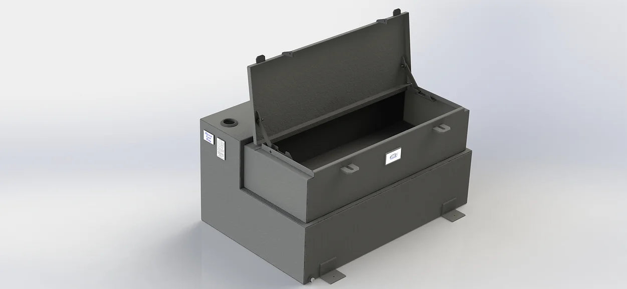 BCI L Shape Steel Fuel Tank Toolbox Combo — Tank Retailer