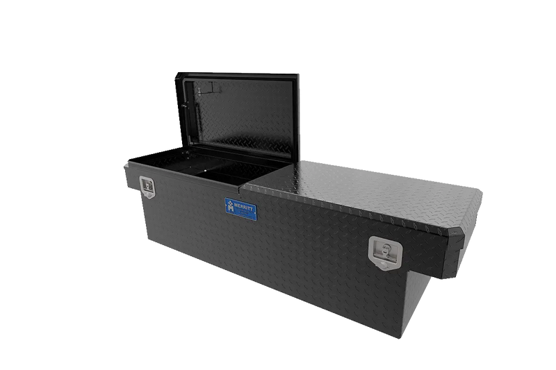 Merritt Crossbody Double Lid Toolbox open lid