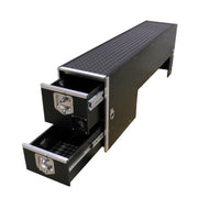 Mobile Strong Wheel Well Tool Box both drawers opened