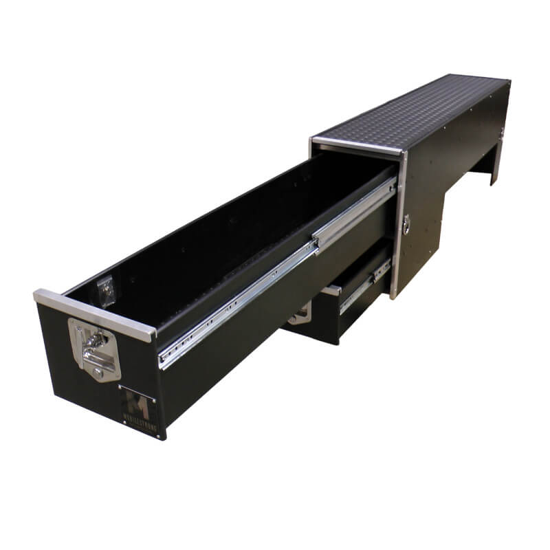 Mobile Strong Wheel Well Tool Box opened top drawer