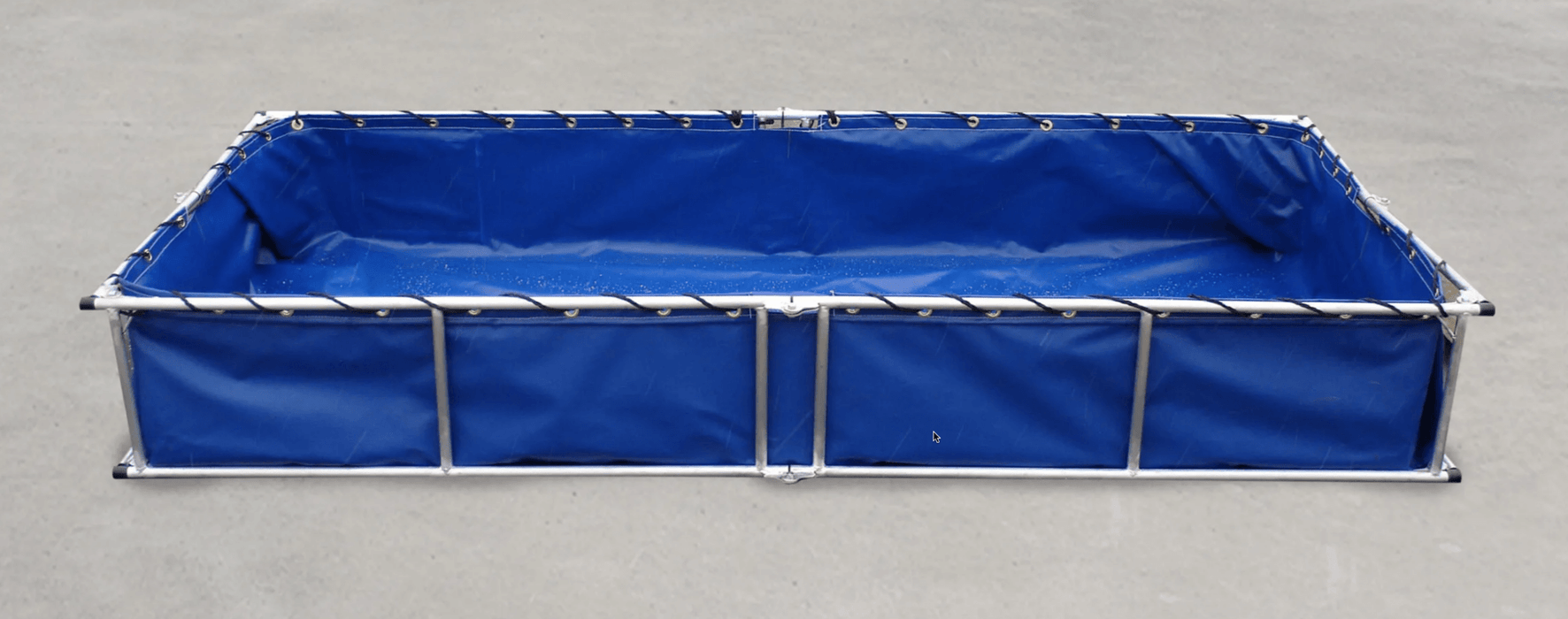 Fol-Da-Tank Hazardous Material Decontamination Frame Pool Aluminum Chemical Resistant