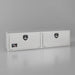 RC Industries Top Flush Mount Drop Down Tool Box Double Door White