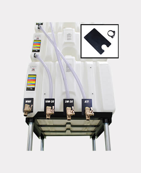 Rhino Blank Placards on Tank Valves for identification
