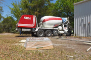 Ultra Concrete Washout Economy Model near concrete truck
