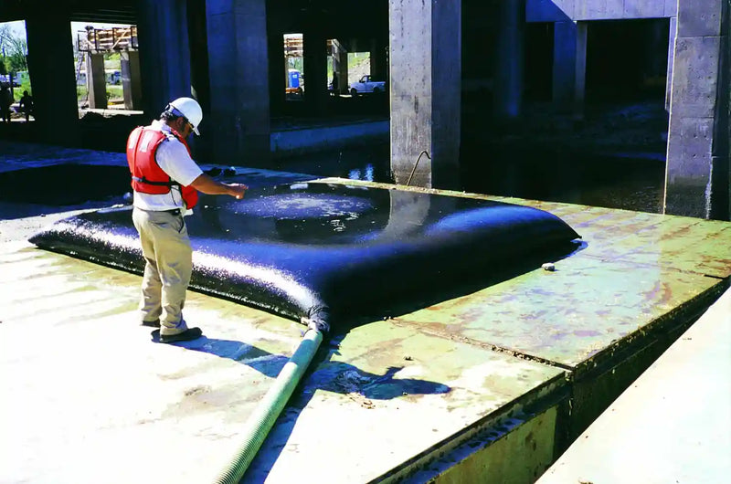 Ultra Dewatering Bag on building site