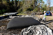 Ultra Dewatering Bag near construction site