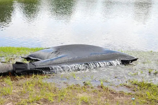 Ultra Dewatering Bag near creek