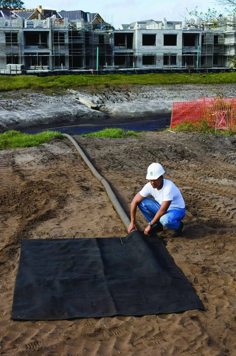 Ultra Dewatering Bag near housing development