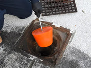 Ultra Drain Plug about to go in drain