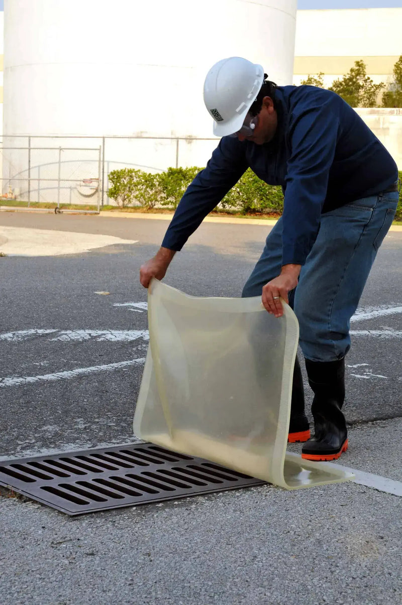 Ultra Drain Seal Clear Model lifted off drain