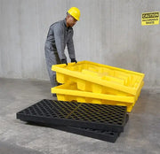 Ultra Drum Spill Pallet Nestable Model P4 stacking pallets